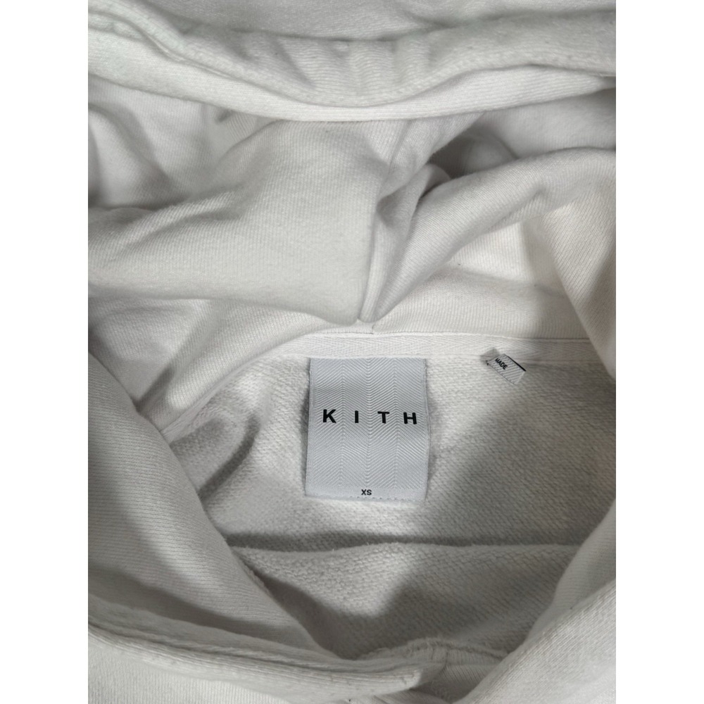Kith Classic Black Box‎ Logo White Hoodie Size XS - Picture 8 of 12